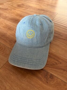 Denim Smiley Hat